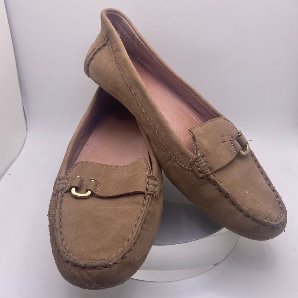 UGG Callen Unlined Loafers Moccasins Tan
Nubuk Women's Size 8